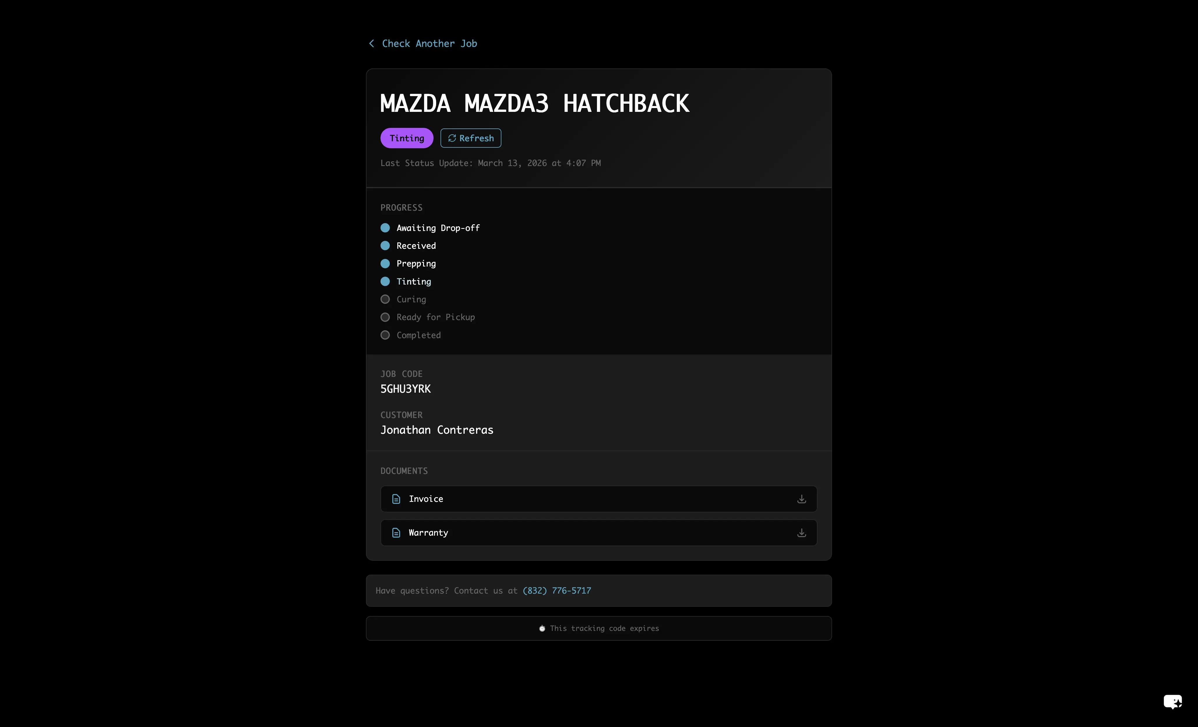 Website for XTintUSA, a Houston window tinting company, with a Sanity CMS integration built by Enoch Studio